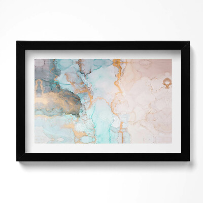 Obraz s rámem dekorativní Mramorová abstrakce