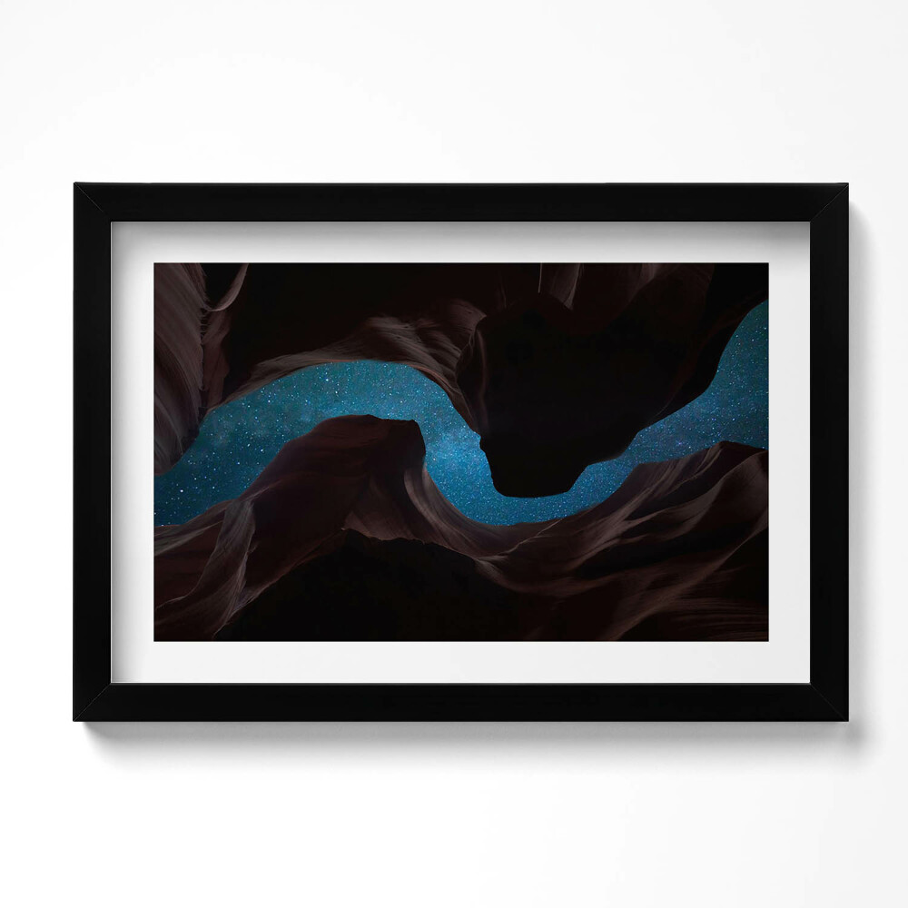 Obraz s rámem dekorativní Hvězdná obloha