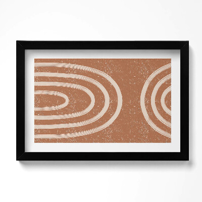 Obraz s rámem dekorativní Minimalistické umění v boho stylu