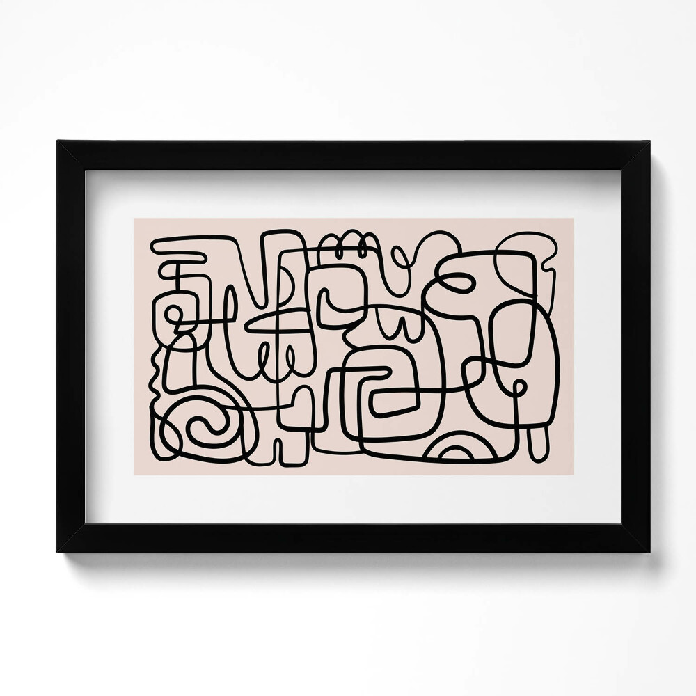 Obraz s rámem dekorativní Umění abstraktní tvary