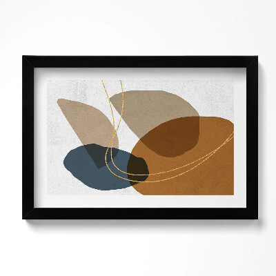 Obraz s rámem dekorativní Abstraktní boho kompozice