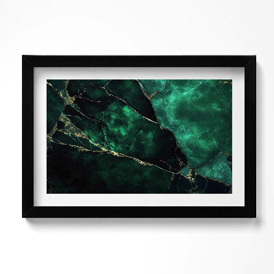 Obraz s rámem dekorativní Glamour kamenná textura