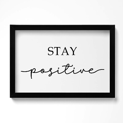 Obraz s rámem dekorativní Motivační nápis 