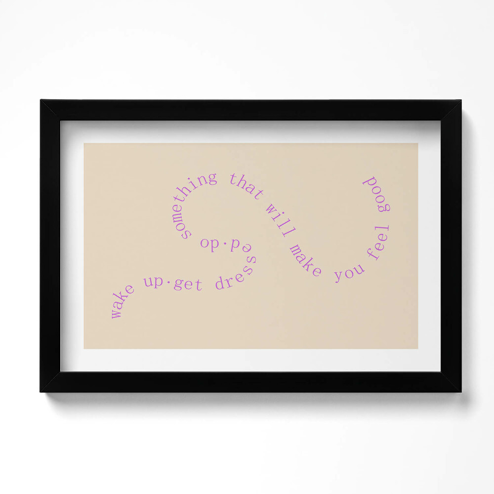 Obraz s rámem dekorativní Motivační inspirativní věta