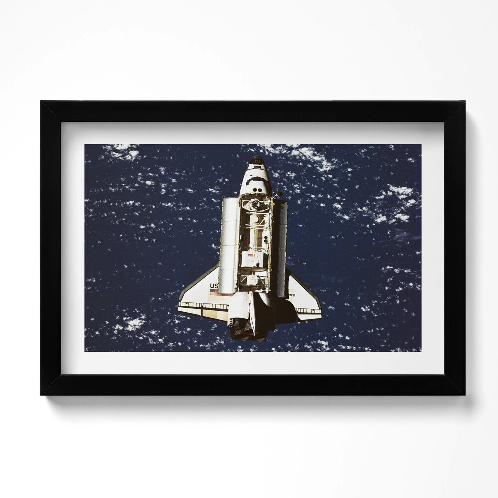 Obraz s rámem dekorativní Kosmická loď NASA