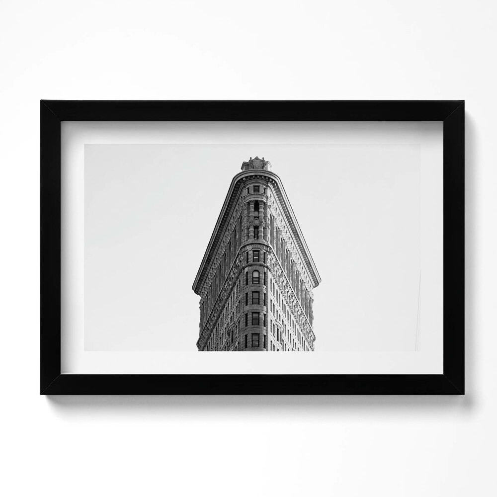 Obraz s rámem dekorativní Symetrická budova