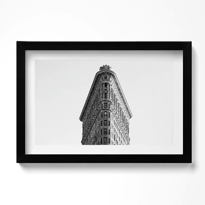 Obraz s rámem dekorativní Symetrická budova