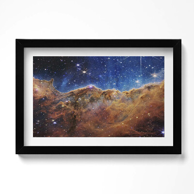 Obraz s rámem dekorativní Fotografie vesmíru a hvězd od NASA