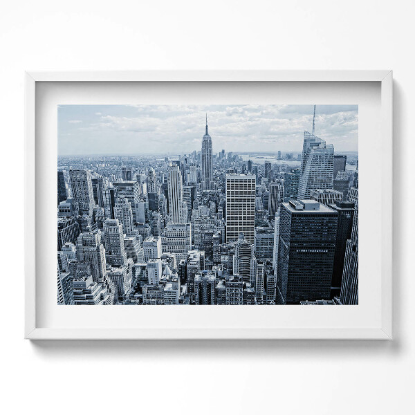 Obraz v rámu moderní Pohled na New York