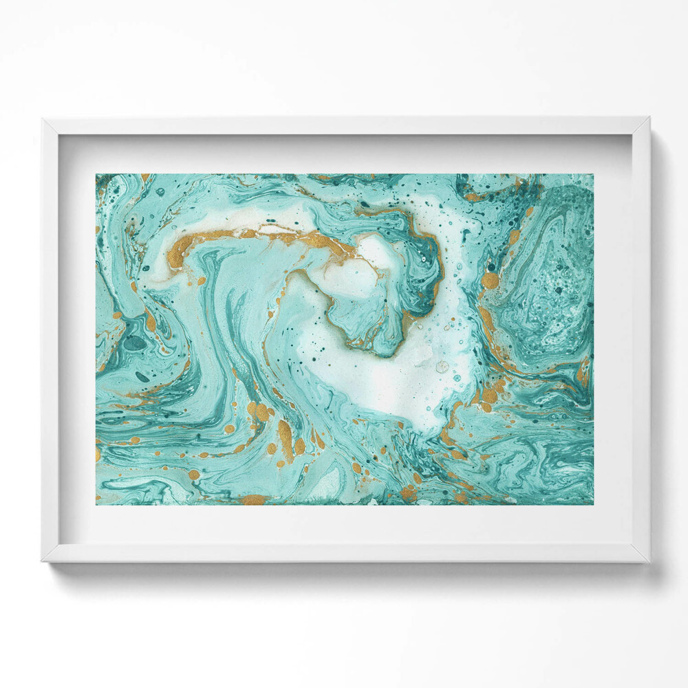 Obraz v rámu moderní Dekorativní mramorová textura