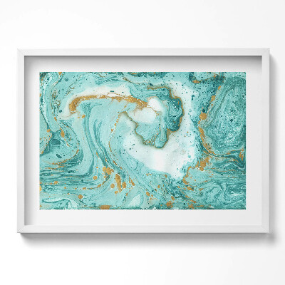 Obraz v rámu moderní Dekorativní mramorová textura