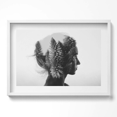 Obraz v rámu moderní Lidská citlivost a myšlenky