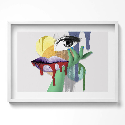 Obraz v rámu moderní Surrealistická koláž