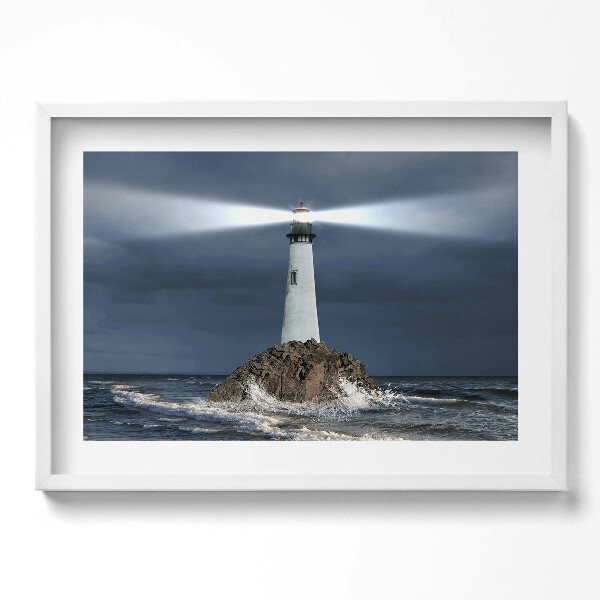 Obraz v rámu moderní Maják