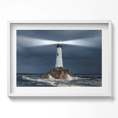 Obraz v rámu moderní Maják