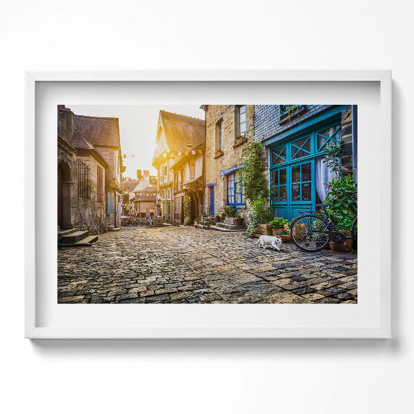 Obraz v rámu moderní Ulice starého města