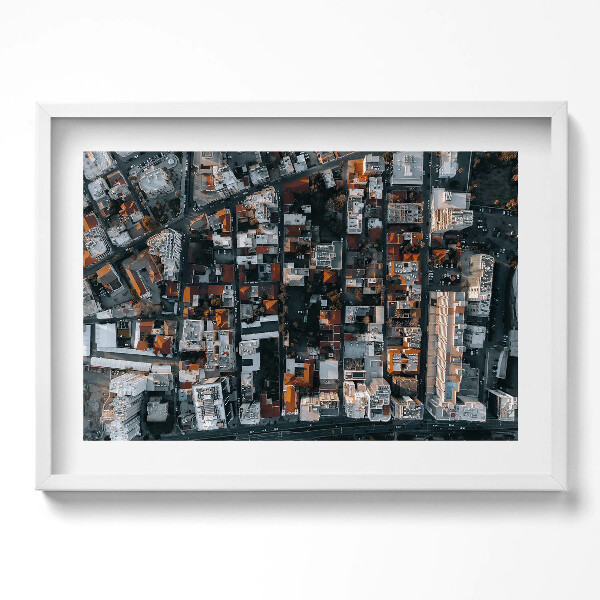 Obraz v rámu moderní Pohled z vrcholu Limassol Kypr