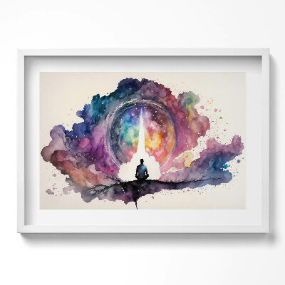 Obraz v rámu moderní Meditační životní styl