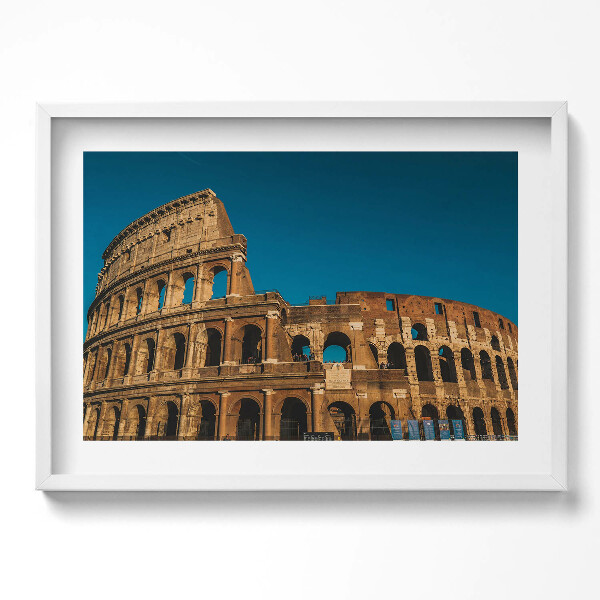 Obraz v rámu moderní Koloseum v Itálii