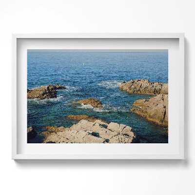 Obraz v rámu moderní Pobřeží Costa Brava