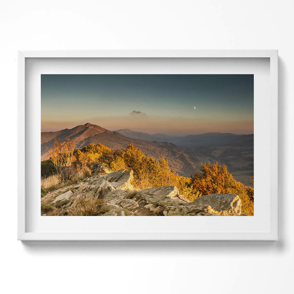 Obraz v rámu moderní Pohoří Bieszczady