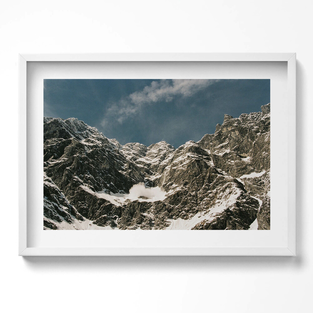 Obraz v rámu moderní Pohoří Watzmann Berchtesgadener