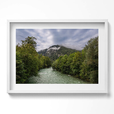 Obraz v rámu moderní Německo horská krajina