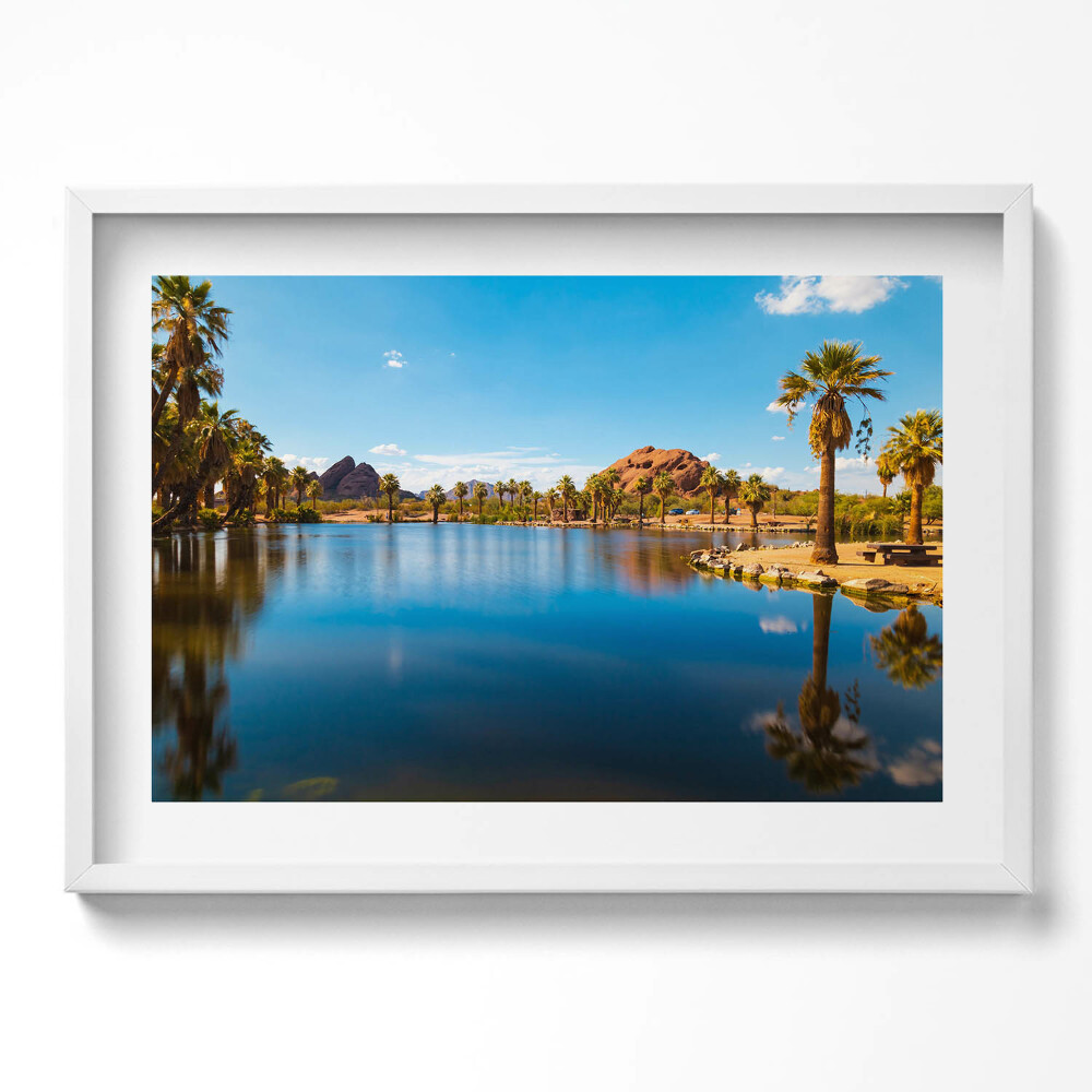 Obraz v rámu moderní Krajina parku Papago