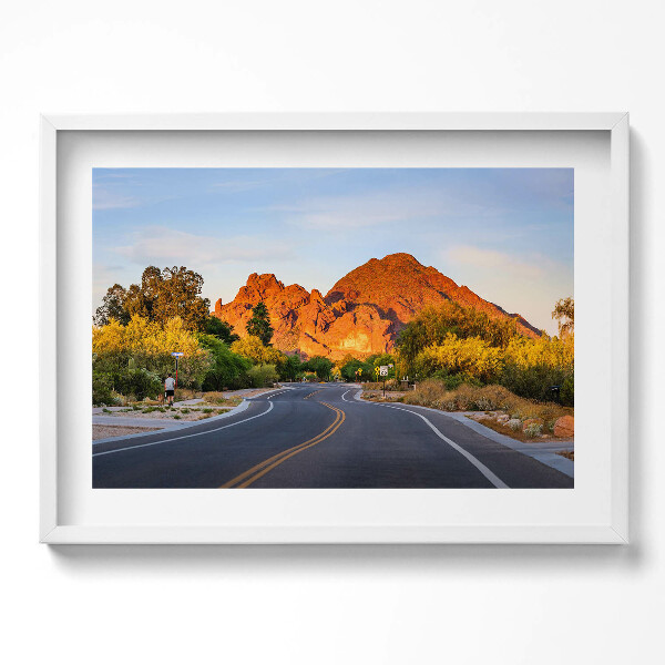 Obraz v rámu moderní Pohled na horu Camelback