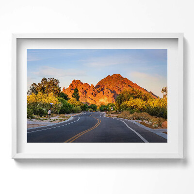 Obraz v rámu moderní Pohled na horu Camelback