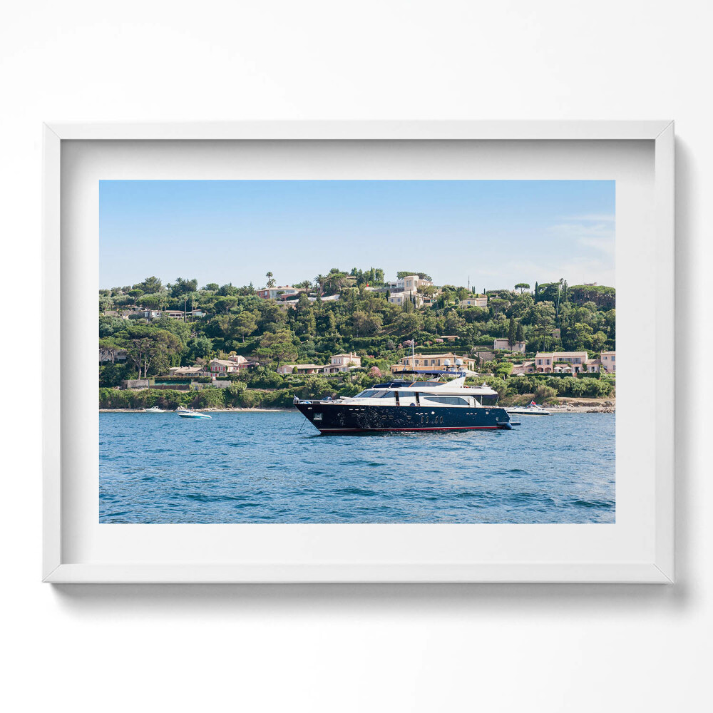 Obraz v rámu moderní Saint Tropez Provence ve Francii