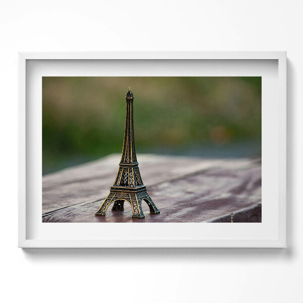 Obraz v rámu moderní Eiffelova věž suvenýr