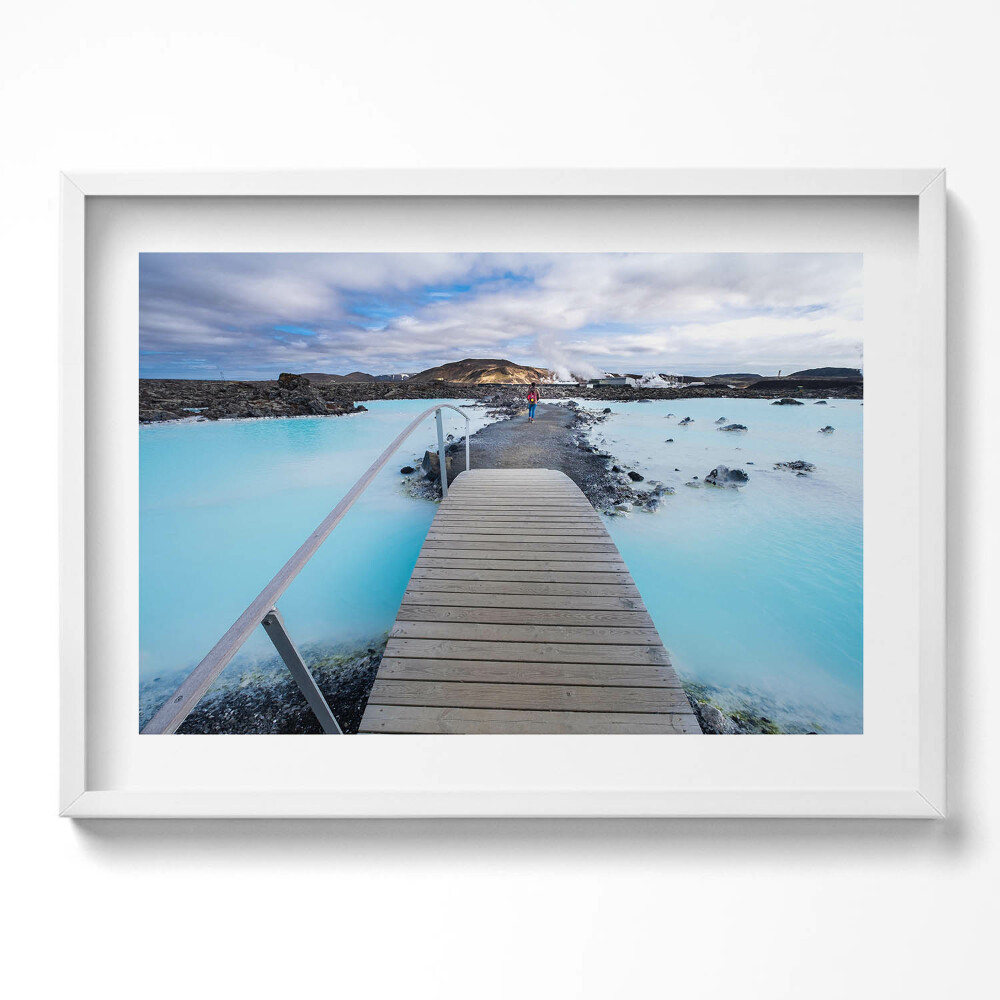 Obraz v rámu moderní Atrakce na Islandu