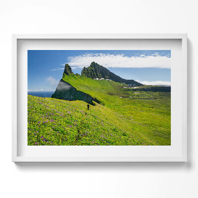 Obraz v rámu moderní Islandská rezervace Hornstrandir