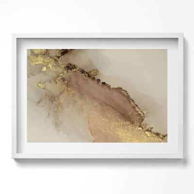 Obraz v rámu moderní Zlatá abstrakce