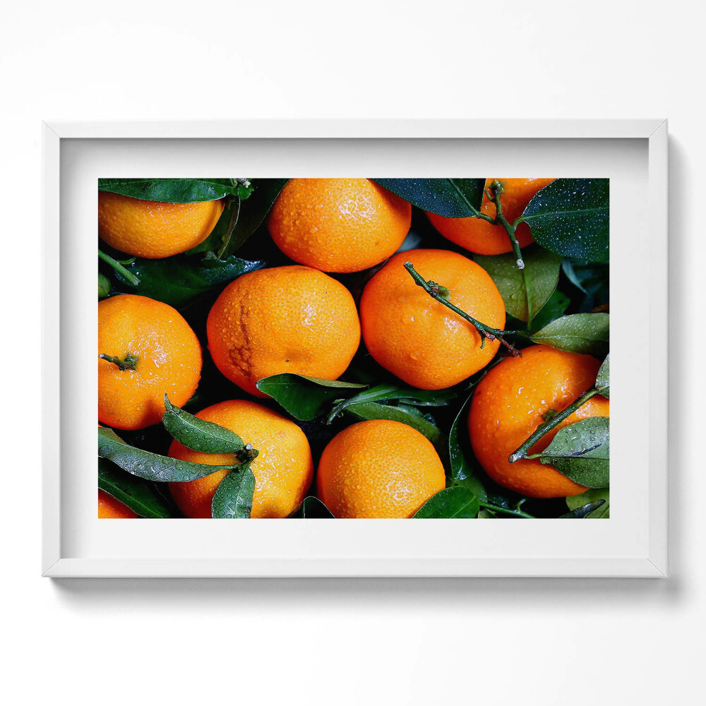Obraz v rámu moderní Oranžové ovoce