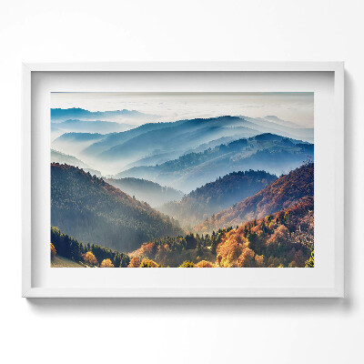 Obraz v rámu moderní Horská krajina