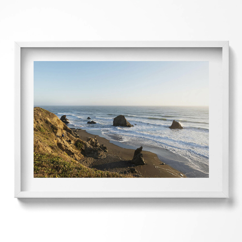 Obraz v rámu moderní Krajina přímořské pobřeží