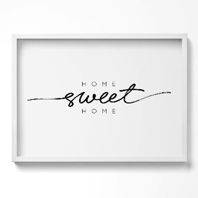 Obraz v rámu moderní Dekorativní nápis do bytu 