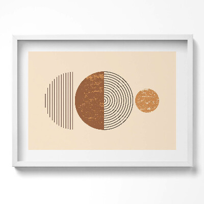 Obraz v rámu moderní Geometrické umění v boho stylu