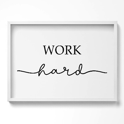 Obraz v rámu moderní Motivační nápis 