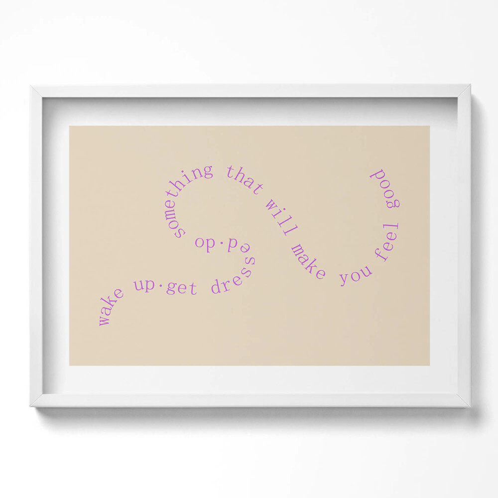 Obraz v rámu moderní Motivační inspirativní věta