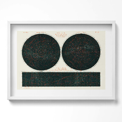 Obraz v rámu moderní Obloha a vesmírná grafika