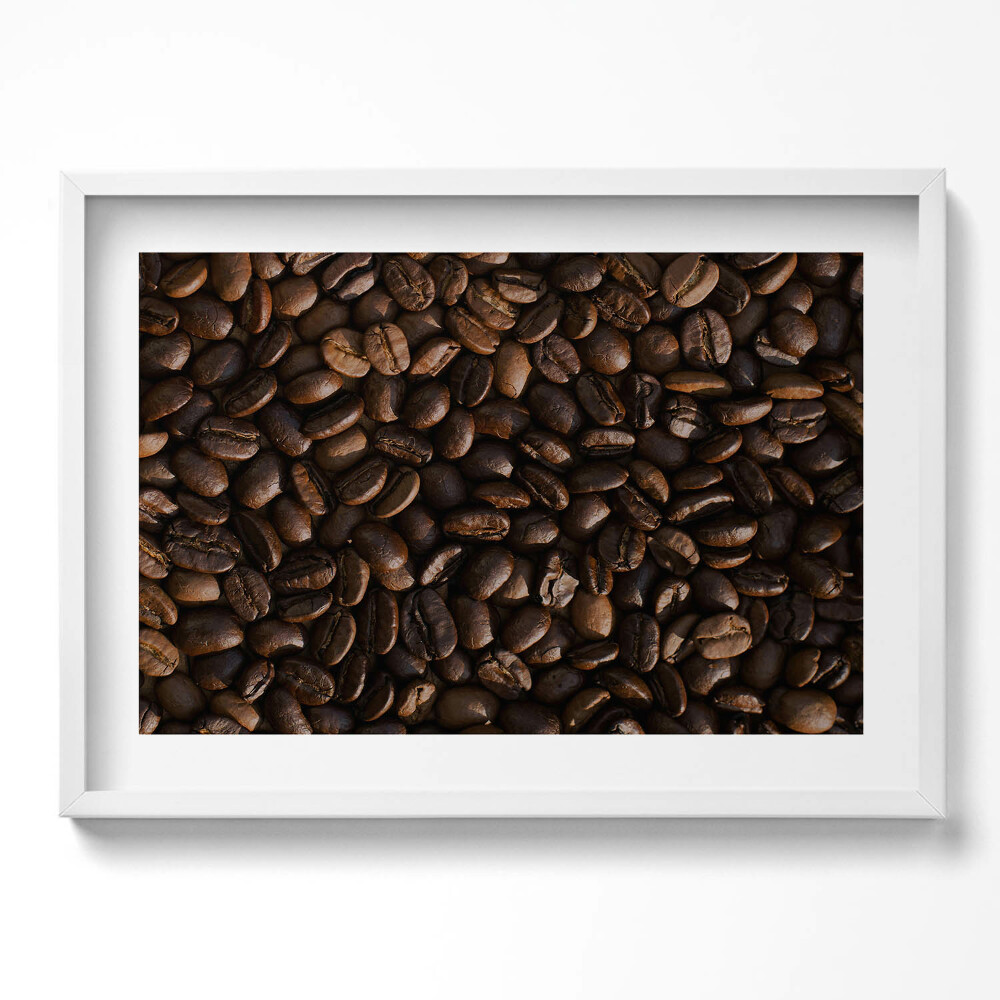 Obraz v rámu moderní Kávová zrna Arabica