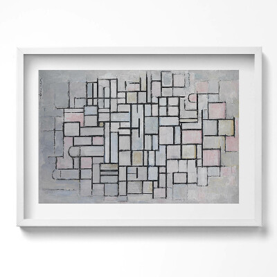 Obraz v rámu moderní Moderní umění - geometrická skica