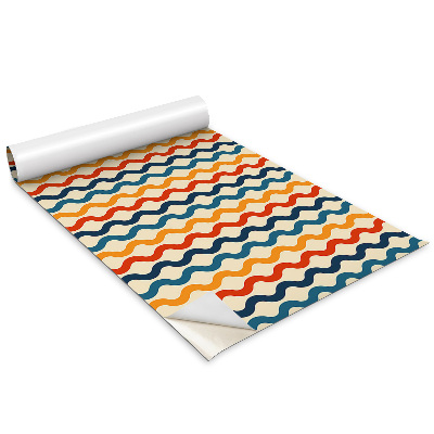 Samolepící tapeta na nábytek Barevné boho vlny