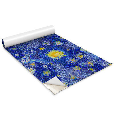 Samolepící tapeta na nábytek Impresionistický vzor ve stylu Van Gogha