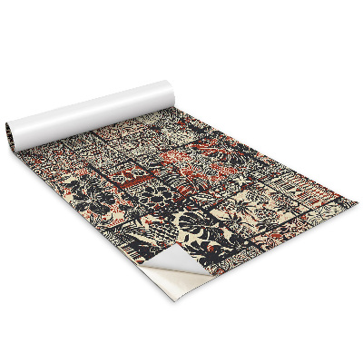 Samolepící tapeta na nábytek Aztécký vzor Monstera