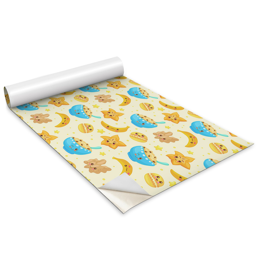 Samolepící fólie na nábytek Kreslené sladkosti