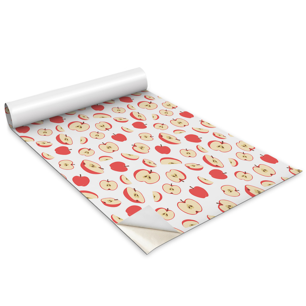 Samolepící fólie na nábytek Kreslená jablka